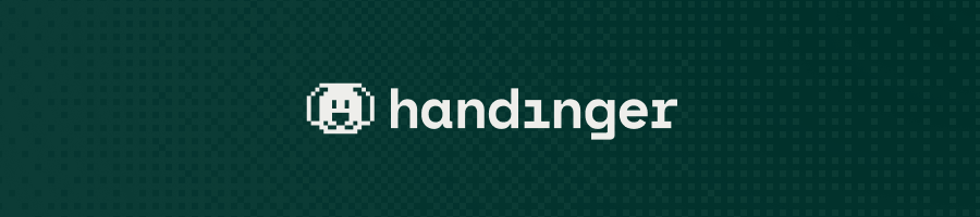 Handinger logo banner for managed AI agents and agentic coding workflows