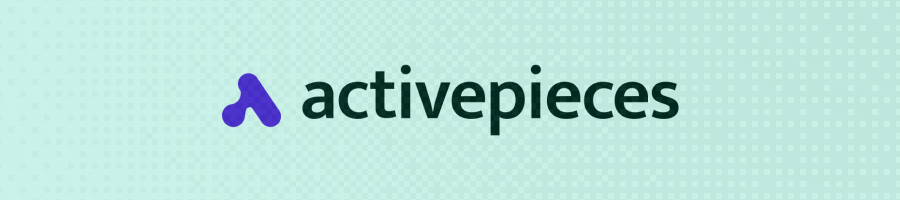 Activepieces logo banner for open source workflow automation and Zapier alternatives